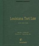 Cover of: Louisiana tort law