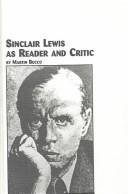 Cover of: Sinclair Lewis as reader and critic
