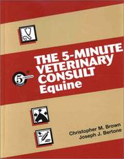 The 5-minute veterinary consult by Brown, Christopher M., Christopher M Brown, Joseph J Bertone