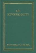 Cover of: Of sovereignty by Philemon Bliss