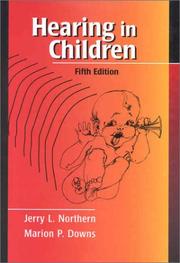 Cover of: Hearing in Children by Jerry L. Northern