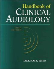 Cover of: Handbook of Clinical Audiology