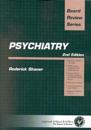Cover of: Psychiatry by Roderick Shaner