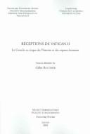 Cover of: Réceptions de Vatican II: le concile au risque de l'histoire et des espaces humains