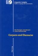 Cover of: Corpora and discourse | 