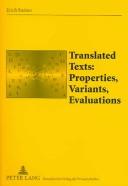 Cover of: Translated texts: properties, variants, evaluations