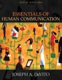Cover of: Essentials of human communication