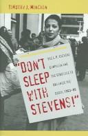 Cover of: Don't sleep with Stevens! by Timothy J. Minchin