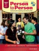 Cover of: Person to person: communicative speaking and listening skills