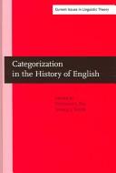 Cover of: Categorization in the history of English
