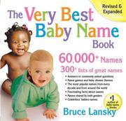 Cover of: The Very Best Baby Name Book by Bruce Lansky