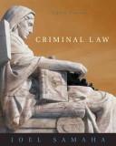 Cover of: Criminal law by Joel Samaha