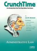 Cover of: Administrative law by Jack M. Beermann
