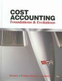 Cover of: Cost accounting by Michael R. Kinney