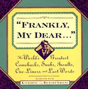 Cover of: Frankly My Dear