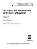 Cover of: Techniques and instrumentation for detection of exoplanets: 5-7 August 2003, San Diego, California, USA