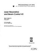 Cover of: Laser resonators and beam control VII: 27-29 January 2004, San Jose, California, USA