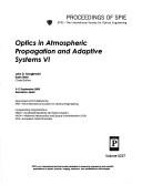 Cover of: Optics in atmospheric propagation and adaptive systems VI: 9-12 September 2003, Barcelona, Spain