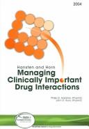 Cover of: Managing clinically important drug interactions by Philip D. Hansten