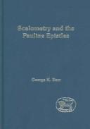 Cover of: Scalometry and the Pauline epistles by George K. Barr