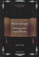 Cover of: Midrash and legend by Joshua L. Moss