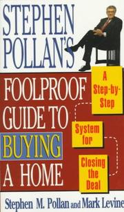 Cover of: Stephen Pollan's foolproof guide to buying a home