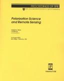 Cover of: Polarization science and remote sensing: 3-5 August 2003, San Diego, California, USA