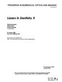 Cover of: Lasers in dentistry X | 