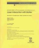 Cover of: ECLIM 2002: 27th European Conference on Laser Interaction with Matter : 7-11 October 2002, Moscow, Russia