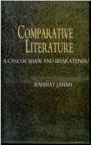 Cover of: Comparative literature by Rahmat Jahan