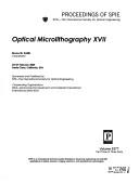 Cover of: Optical microlithography XVII: 24-27 February 2004, Santa Clara, California, USA