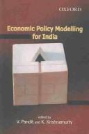 Cover of: Economic policy modelling for India