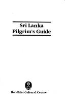 Cover of: Sri Lanka pilgrim's guide.