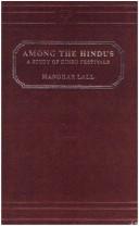 Cover of: Among the Hindus by R. Manohar Lall