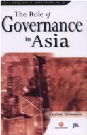 Cover of: The role of governance in Asia
