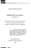 Cover of: Serpentes da Bahia e do Brasil