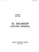 Cover of: El Salvador: historia general