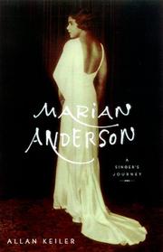 Cover of: Marian Anderson by Allan Keiler
