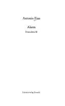 Cover of: Alarm: Dramolette III