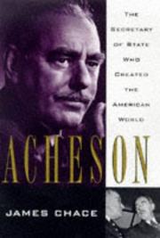 Cover of: Acheson by James Chace