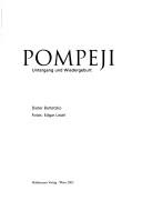Cover of: Pompeji: Untergang und Wiedergeburt
