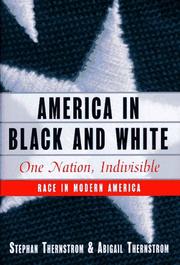 Cover of: America in black and white: one nation, indivisible