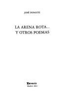 Cover of: La arena rota-- y otros poemas