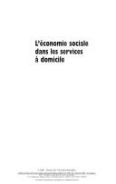 Cover of: L' économie sociale dans les services à domicile by Yves Vaillancourt, Christian Jetté