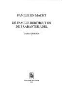 Cover of: Familie en macht by Godfried Croenen