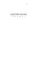 Cover of: Canción de paz: [poemas]