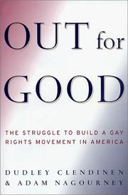 Cover of: Out for Good by Dudley Clendinen, Adam Nagourney