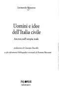 Cover of: Uomini e idee dell'Italia civile: ancora sull'utopia reale