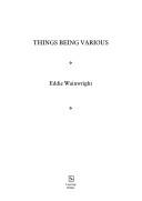 Cover of: Things being various