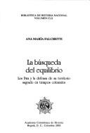 La búsqueda del equilibrio by Ana María Falchetti de Sáenz